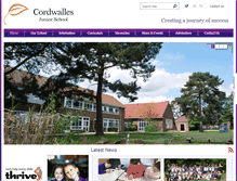 Tablet Screenshot of cordwalles.org